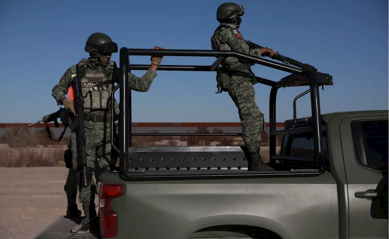 Ejército y Guardia Nacional entran en acción; aseguran escaleras presuntamente usadas por migrantes en frontera de Ciudad Juárez