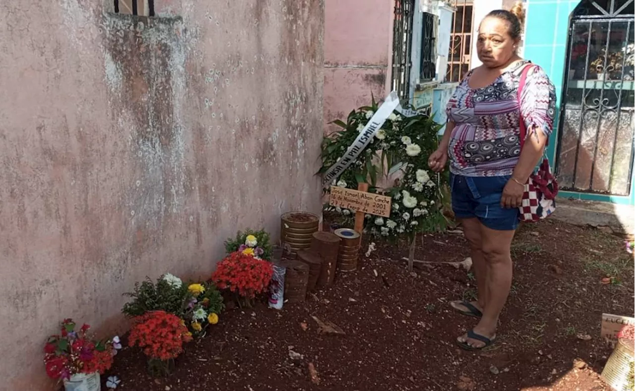 “Quiero vivir en paz”, dice madre de joven linchado en Tekit, Yucatán, tras confesar que teme por su vida; policías cuidan su vivienda