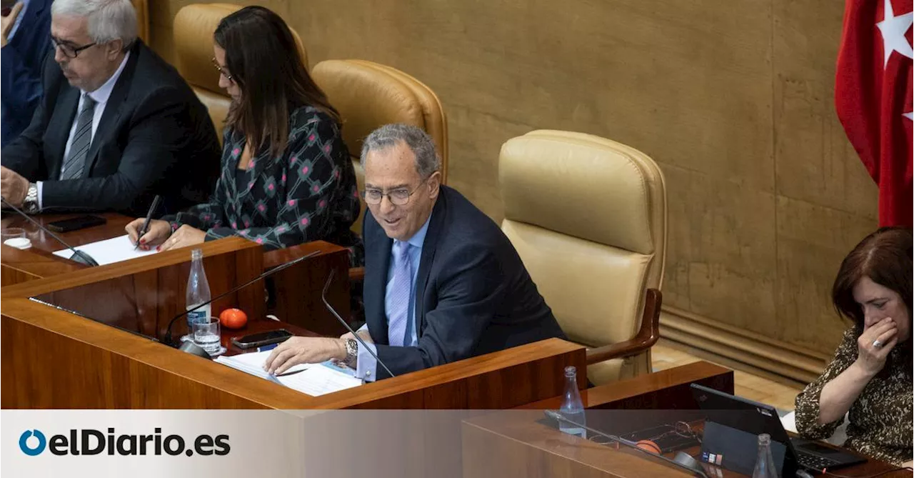 El presidente de la Asamblea de Madrid corta el micro a una diputada por citar su implicación en el 'Caso FP'