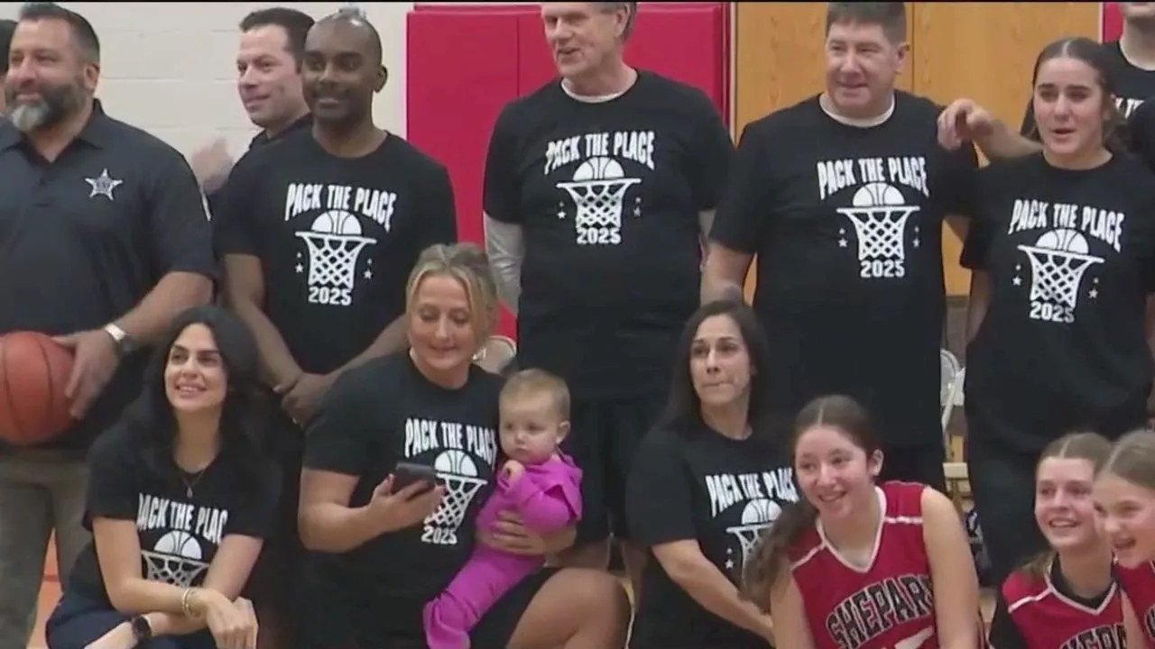 Deerfield Community Packs the Place for Annual Charity Basketball Game