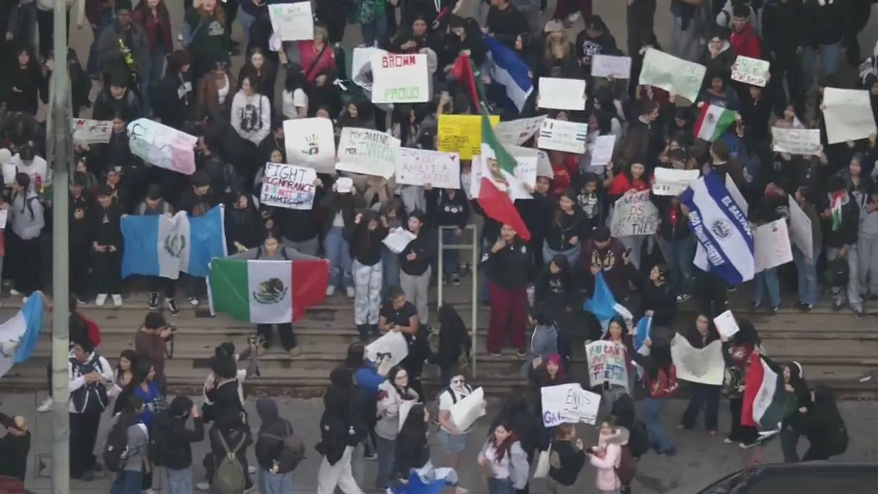 Protests Against Trump's Immigration Crackdown Continue in Los Angeles