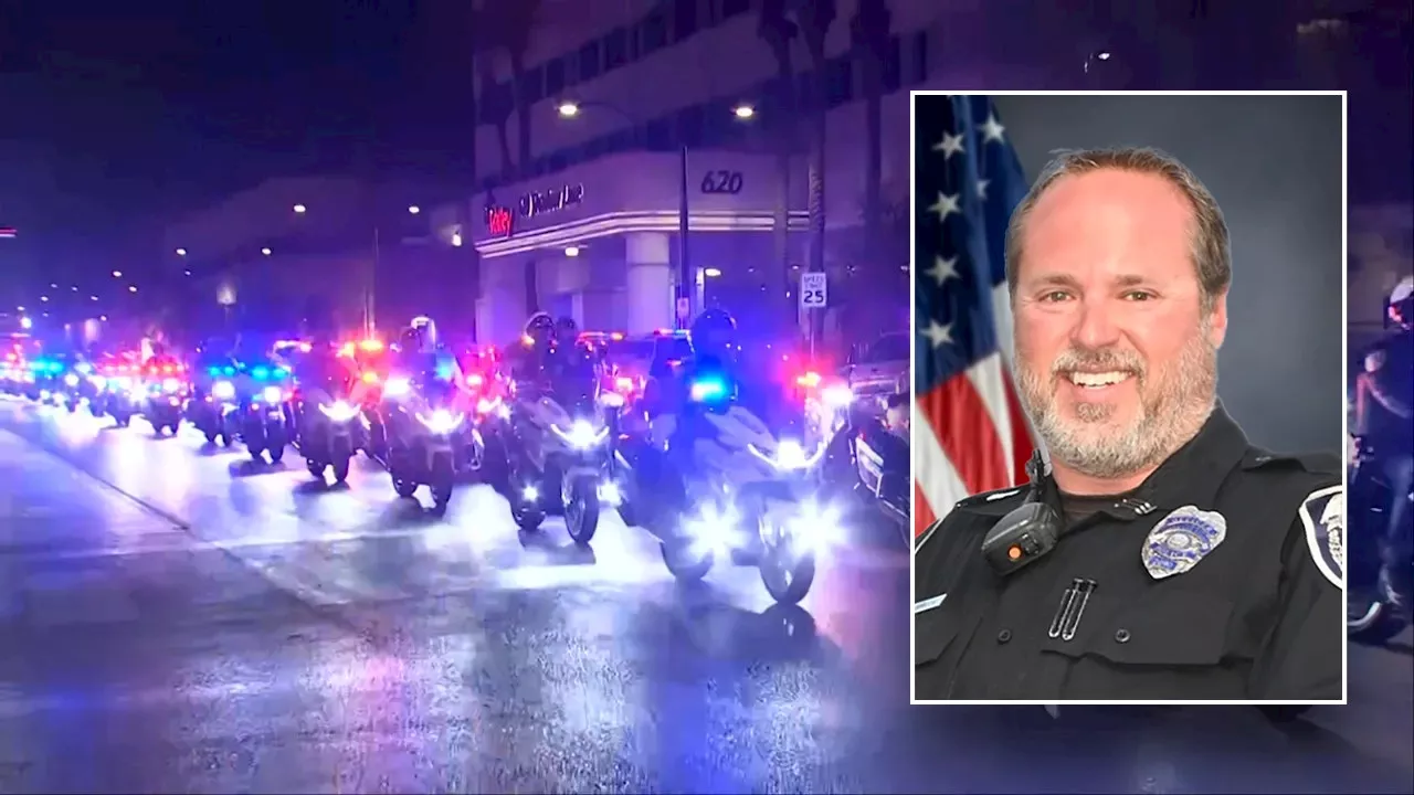 North Las Vegas Police officer killed in shootout with suspect, honored with procession