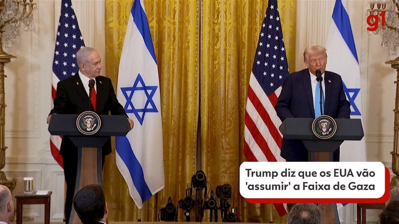 Trump Sugere que EUA Assumam Controle da Faixa de Gaza