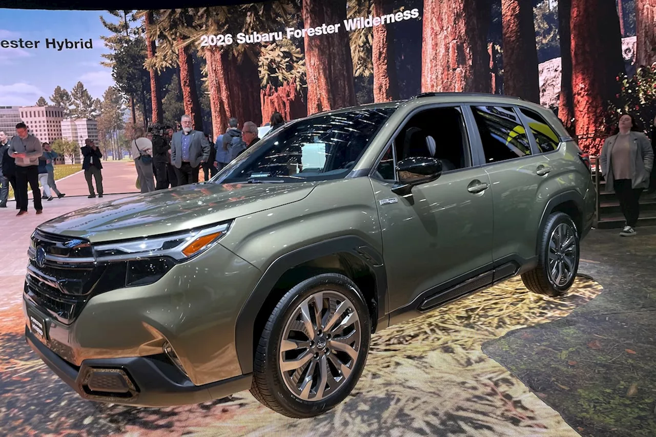 Subaru unveils new hybrid powertrain, which will be available first on its Forester