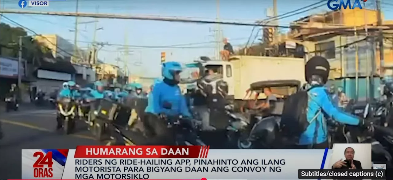 LTO chief asks Angkas riders to explain blocking of Rizal traffic