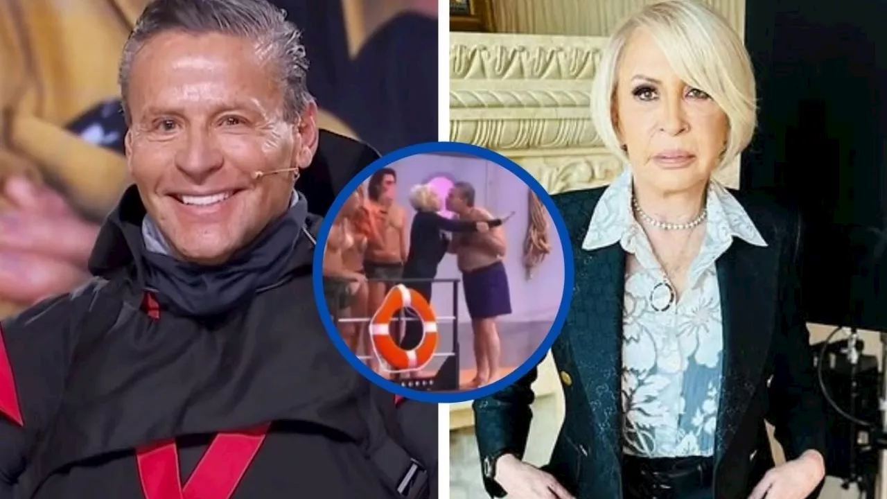 Laura Bozzo y Alfredo Adame se besan en 'La Casa de los Famosos All-Stars' 