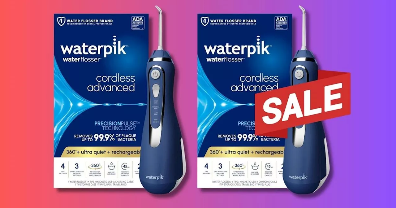 Waterpik's Extremely Portable Water Flosser Is Nearly 50% Off