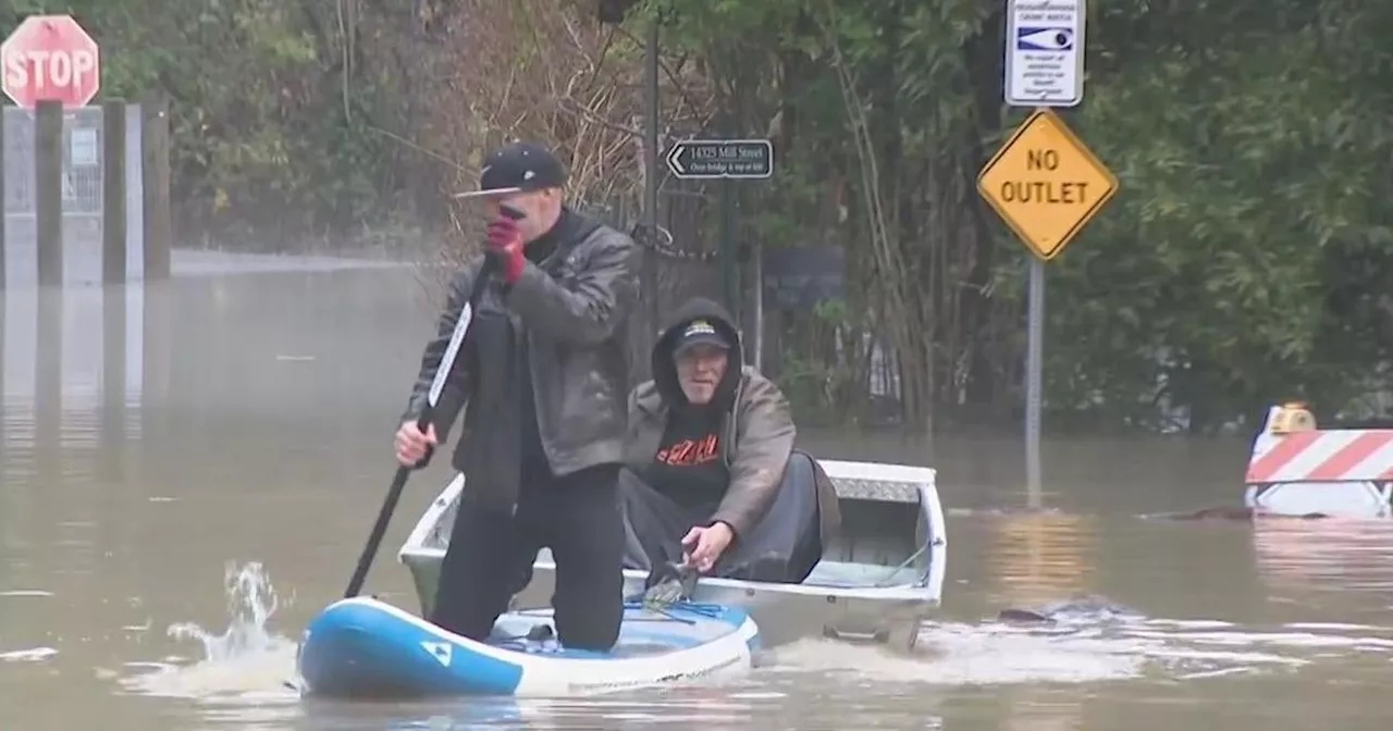 Russian River Flooding Continues to Threaten Sonoma County Homes and Businesses