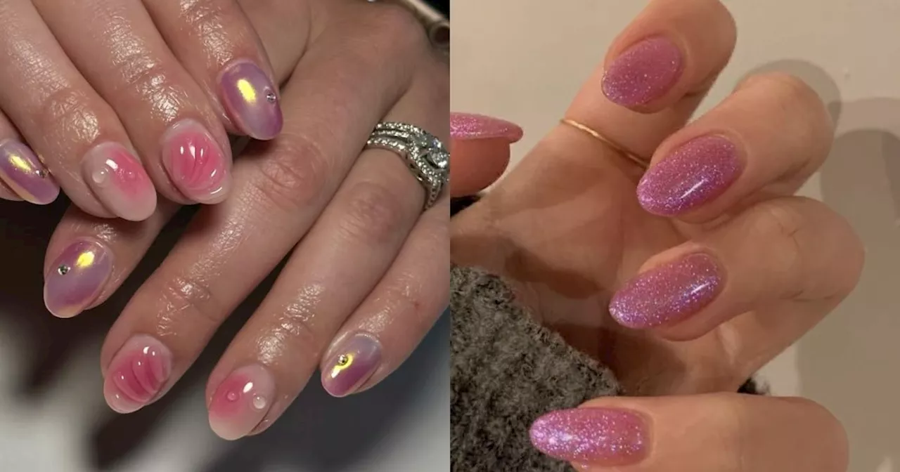 Diseños de Uñas Rosas con Brillo: Ideas para Una Manicura Impactante