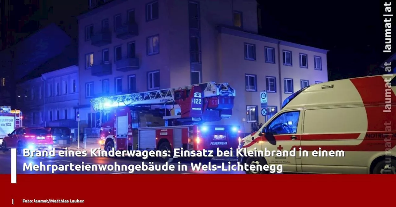 Kellerbrand in Mehrparteienwohngebäude in Wels-Lichtenegg