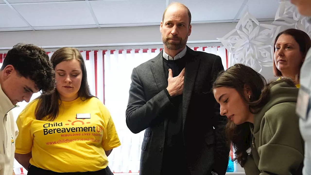 Prince William Connects with Bereaved Children, Sharing His Own Grief Experience