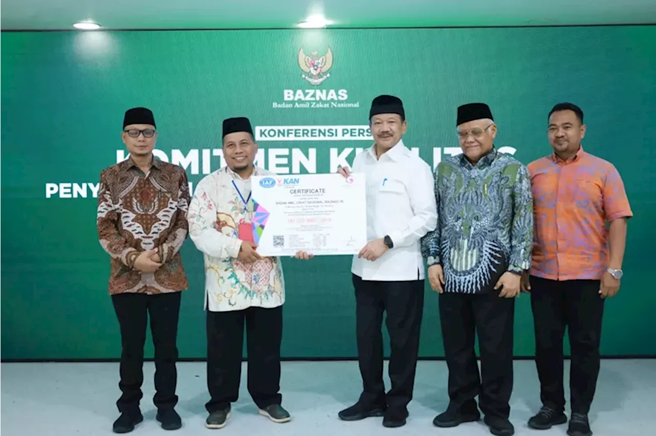 BAZNAS RI Pertahankan Dua Sertifikat ISO