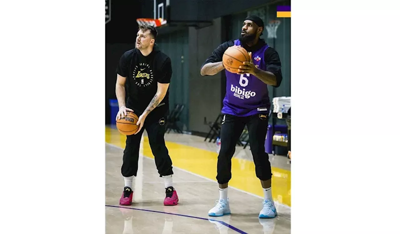 LeBron James Mengaku Sempat Sangka Kedatangan Luka Doncic ke Los Angeles Lakers Hoaks