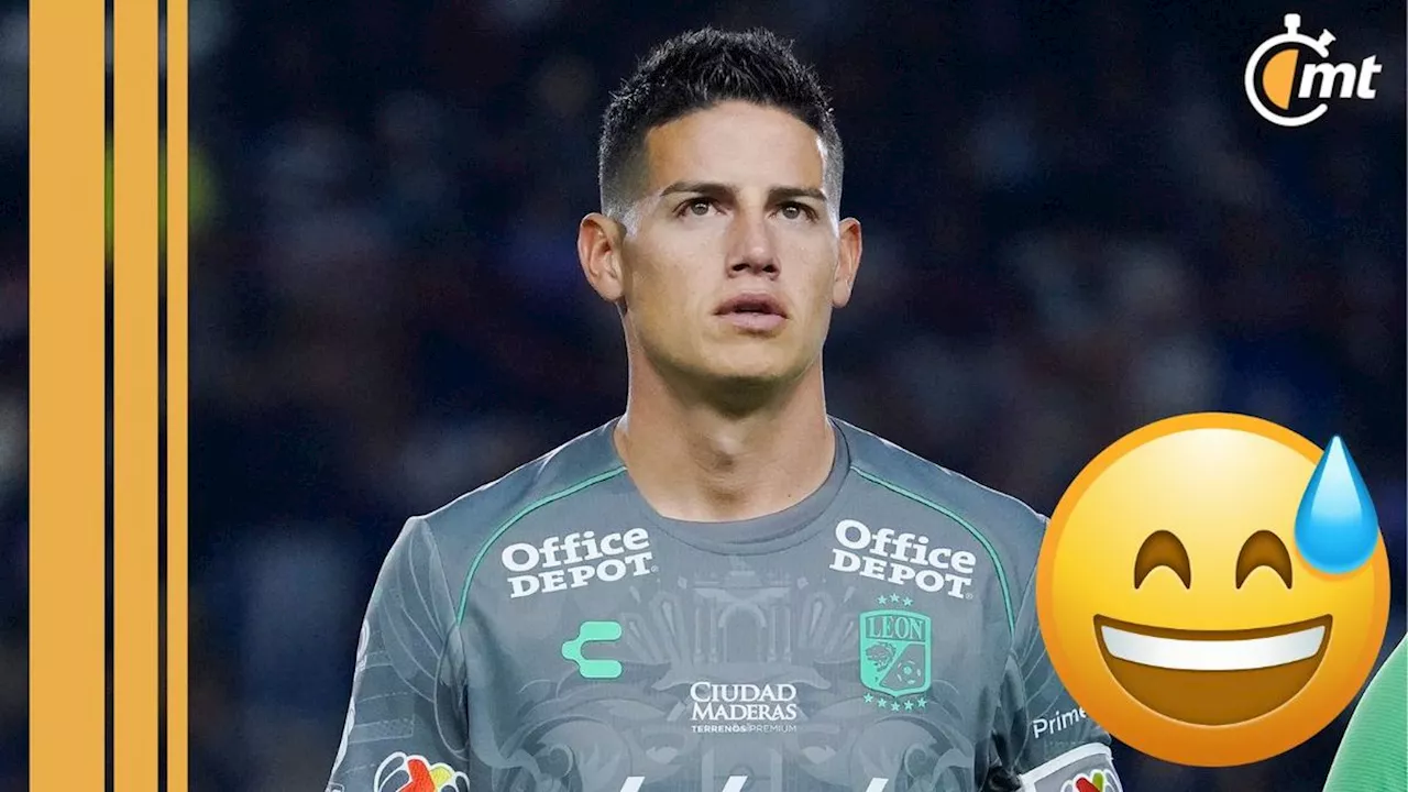 ¡Sorpresa! Así reaccionó James Rodríguez tras enterarse de nuevo récord del León