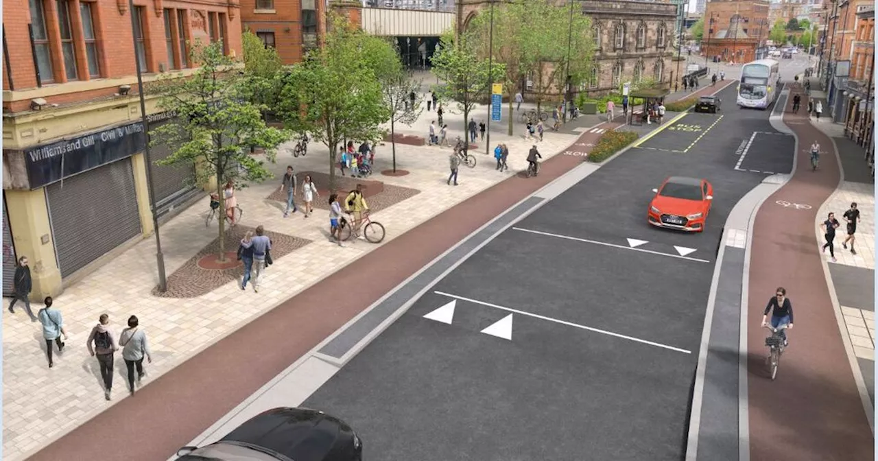 Salford's Busy Chapel Street Gets Pedestrian and Cyclist-Friendly Makeover