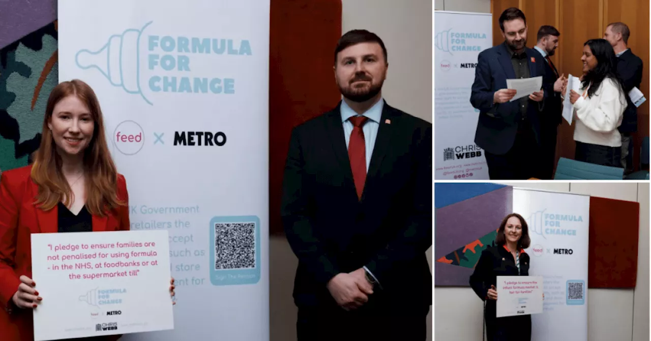 MPs join forces with Metro to fix formula crisis and help families