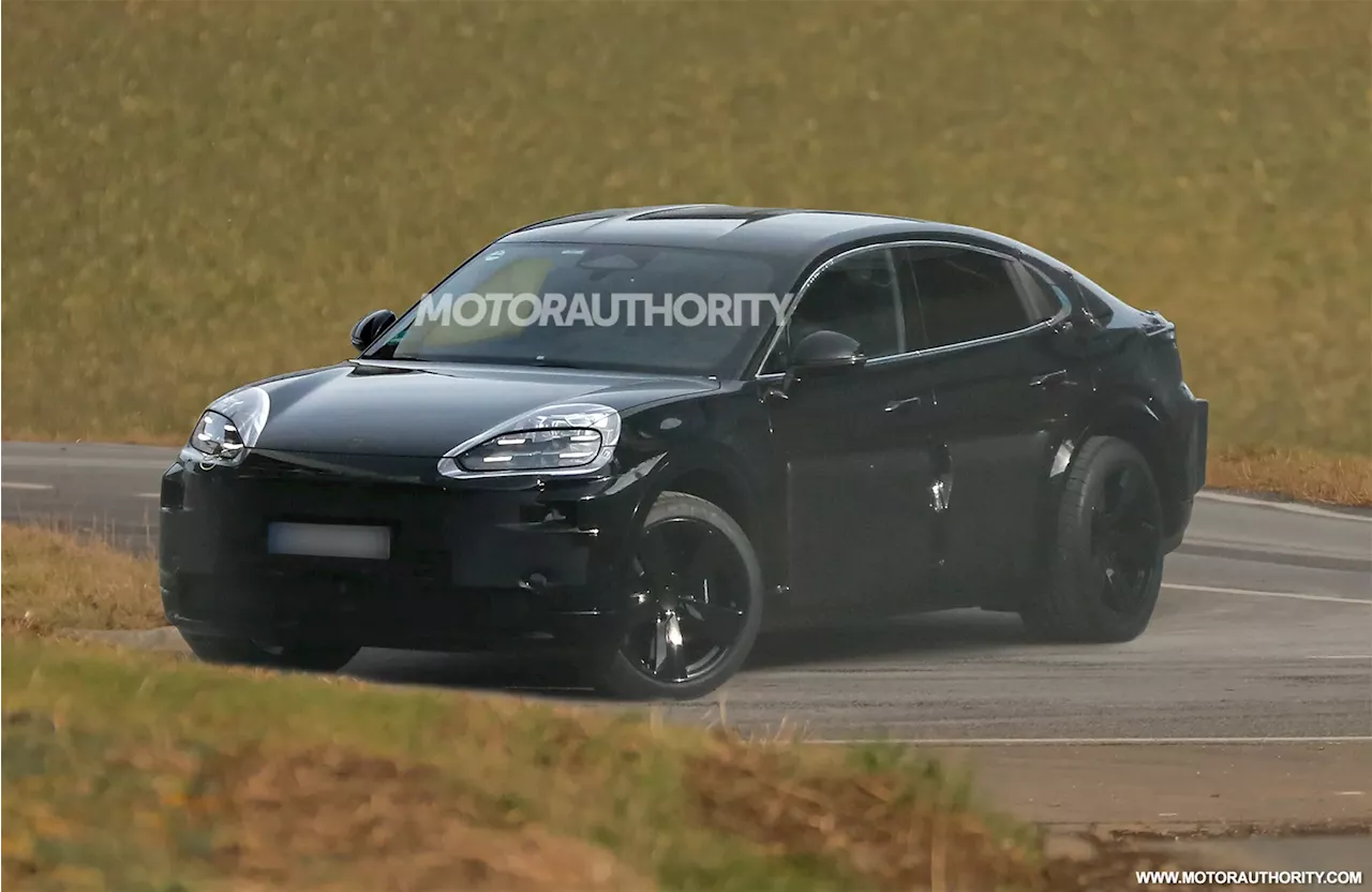 Porsche Cayenne Coupe EV Spied Testing, Hints at 2028 Arrival