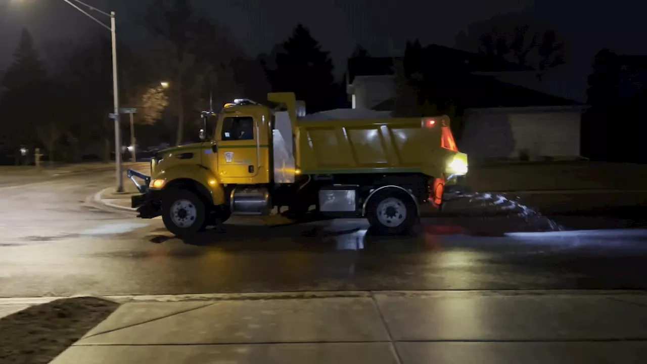 Icy Conditions Cripple Chicago Area After Overnight Winter Storm