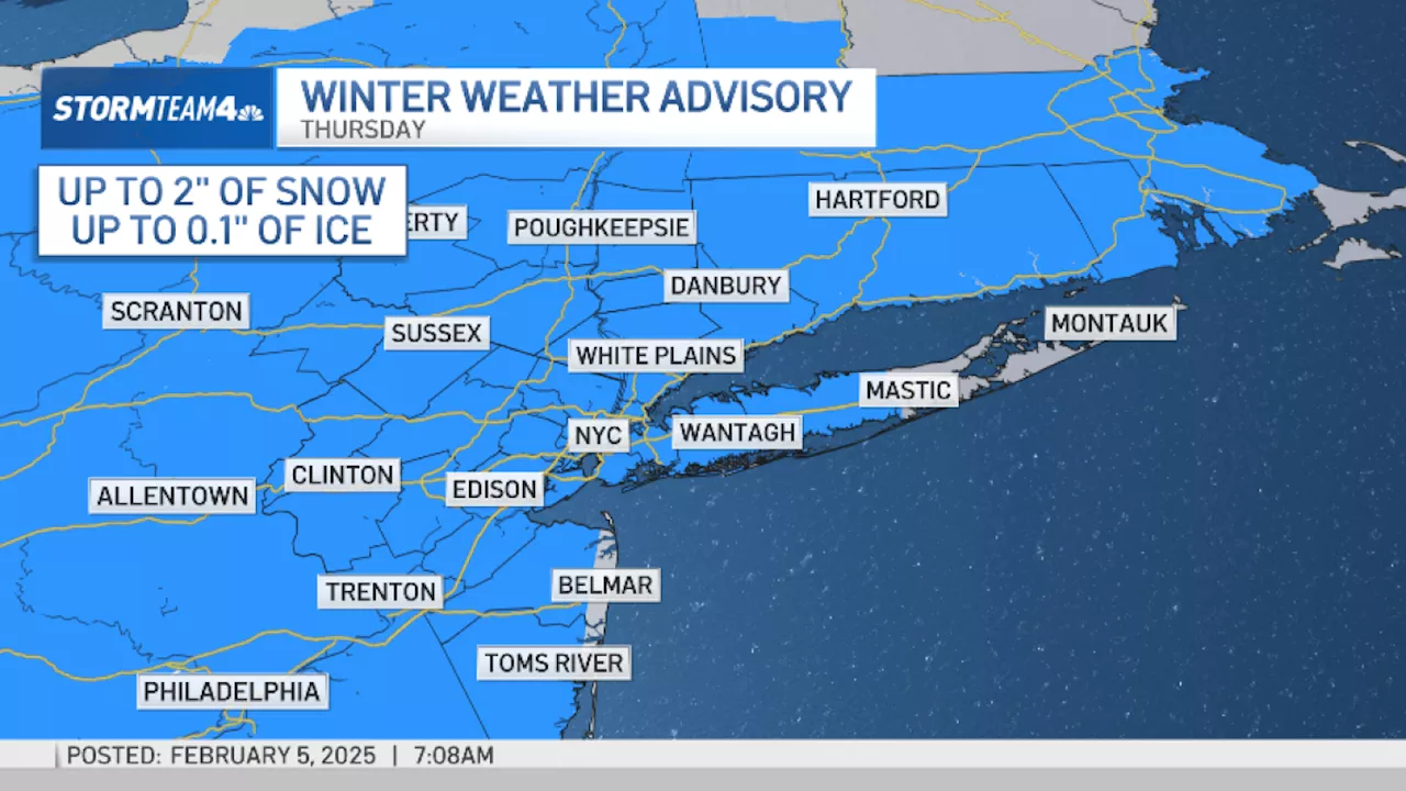 Winter Weather Advisory Issued for Tri-State Area