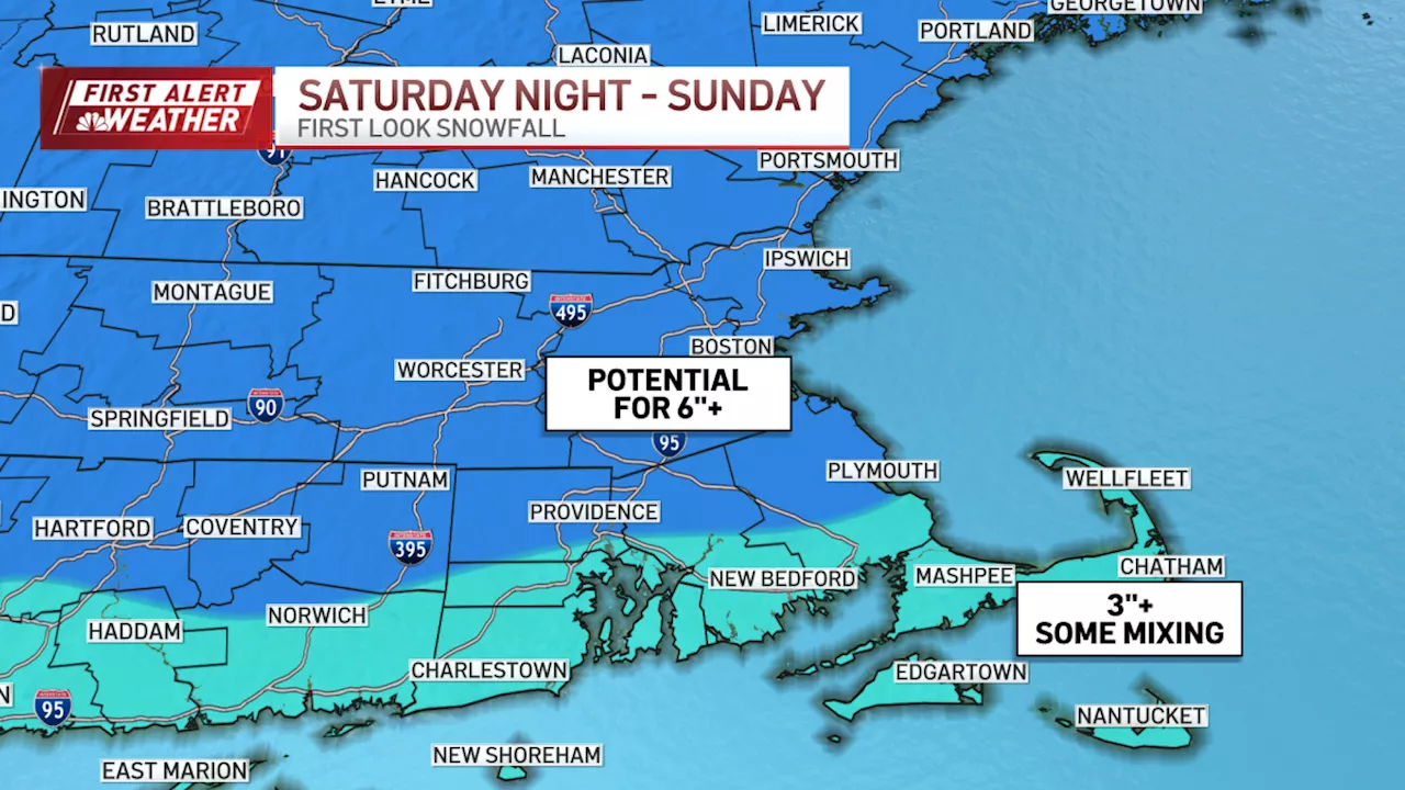 Boston Braces for Potential Weekend Snowstorm