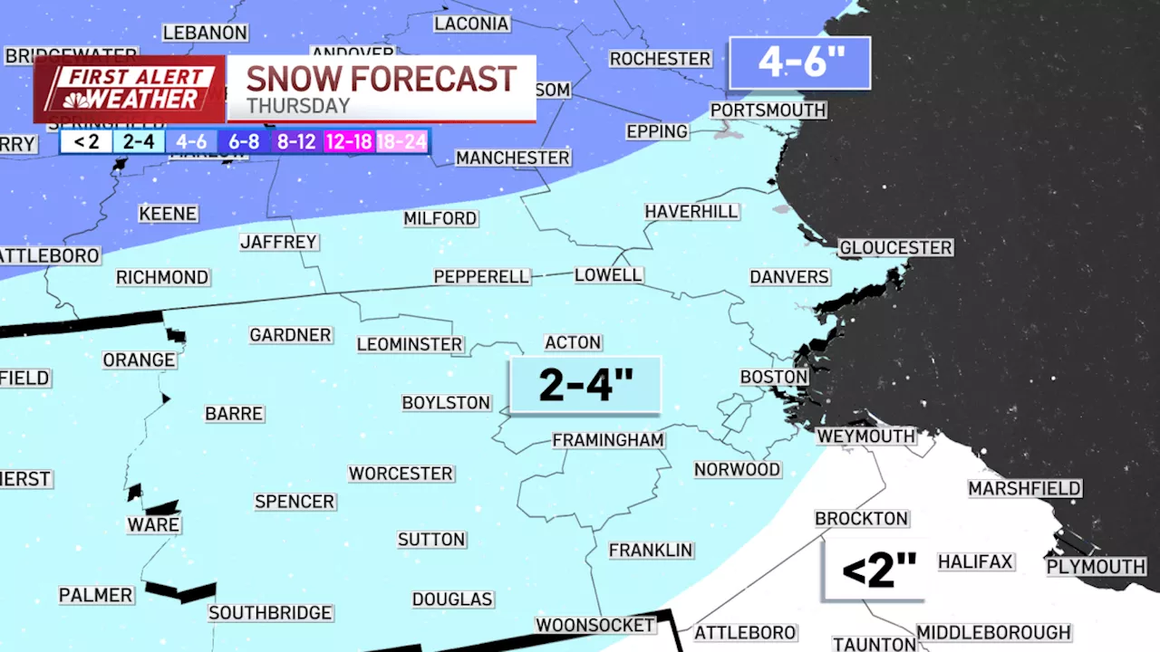 FIRST ALERT: First of a series of snowstorms moves into New England