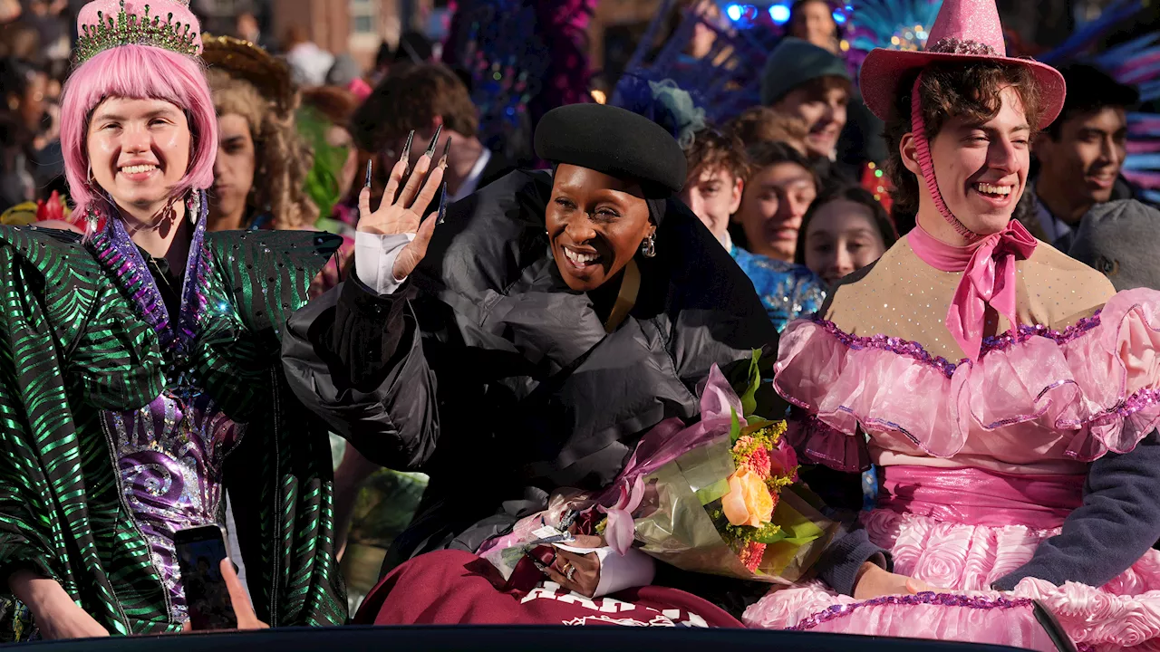 ‘Wicked' star Cynthia Erivo honored as Harvard's Hasty Pudding Woman of the Year