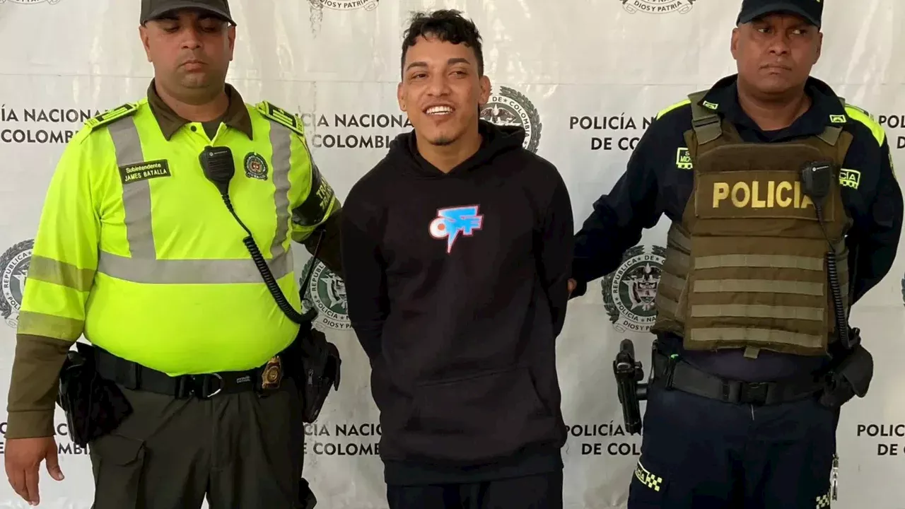 Peligroso delincuente se les burló en la cara a los policías cuando lo capturaron en Barranquilla