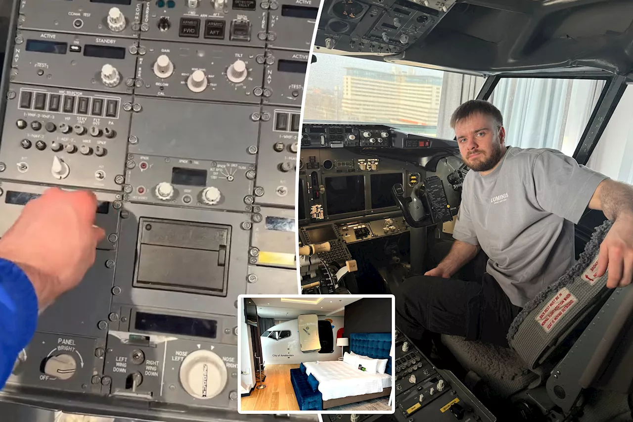 Man Finds Giant Airplane In His Hotel Room