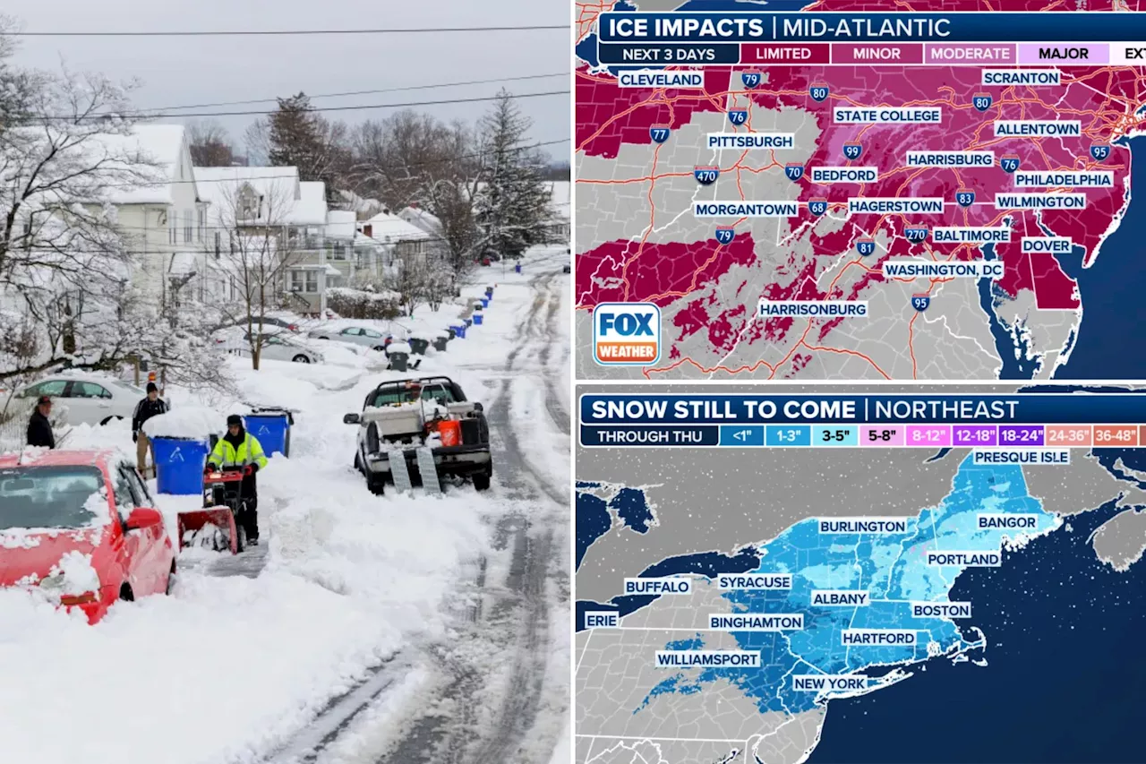 Winter Storm Batters Midwest and Northeast with Heavy Snow, Freezing Rain