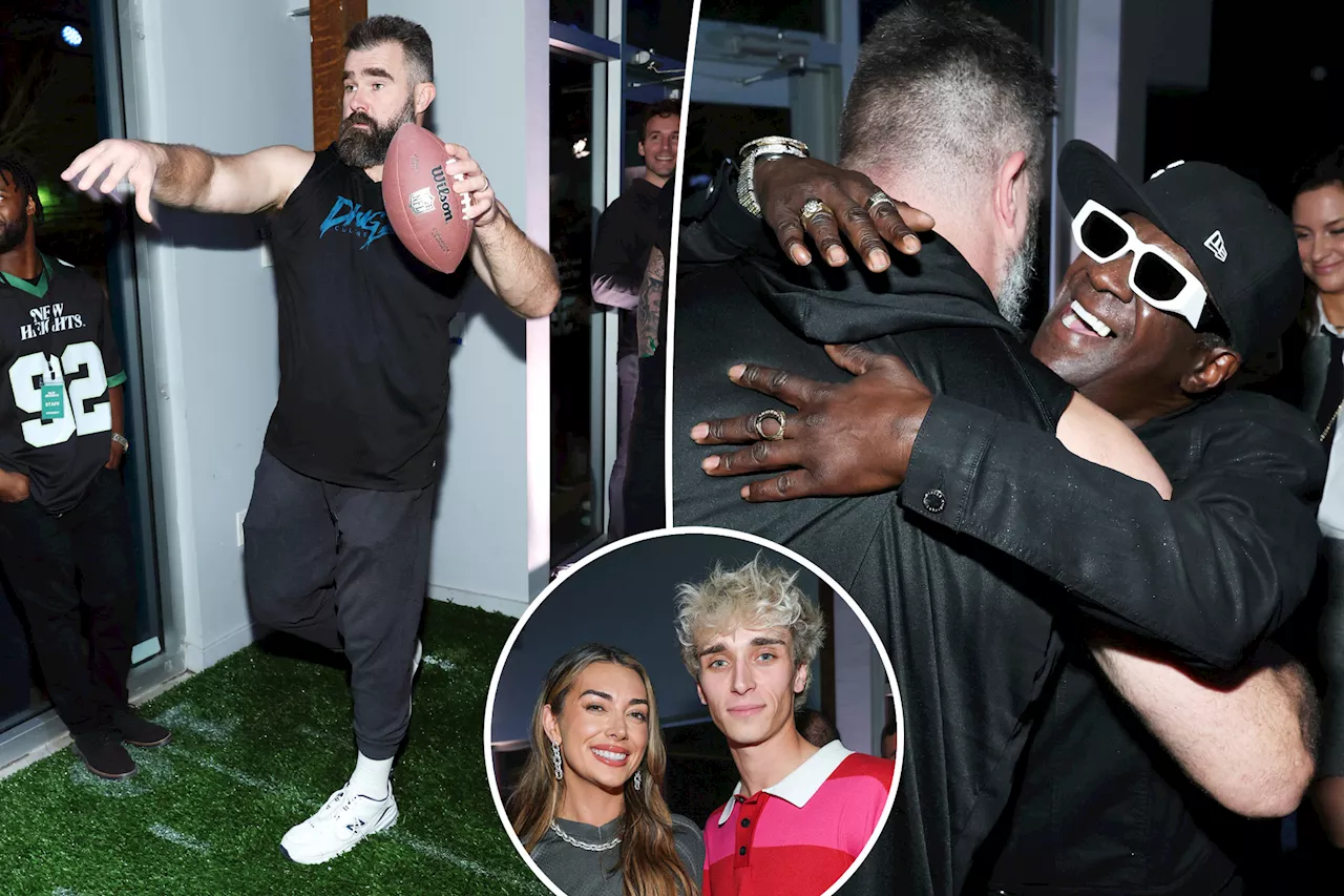 Jason Kelce hosts star-studded 'New Heights' party in New Orleans ahead of Super Bowl 2025