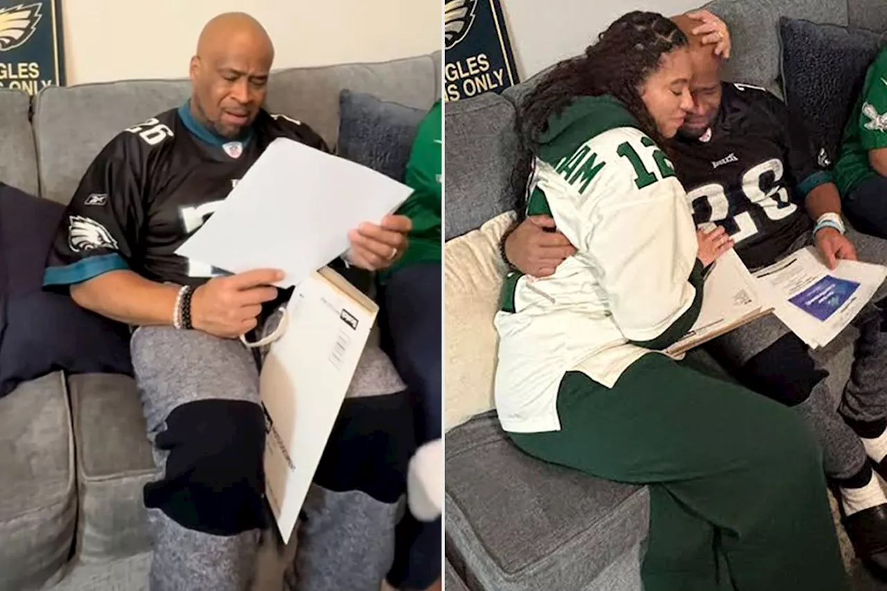 Family Surprises Devoted Eagles Fan with Super Bowl Tickets