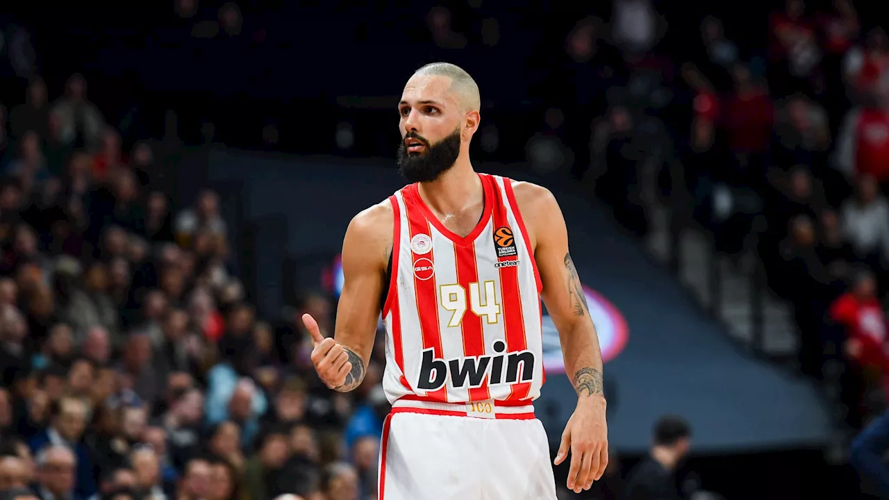 Euroligue: de retour à Paris, Evan Fournier a ressenti 'beaucoup d'émotions'