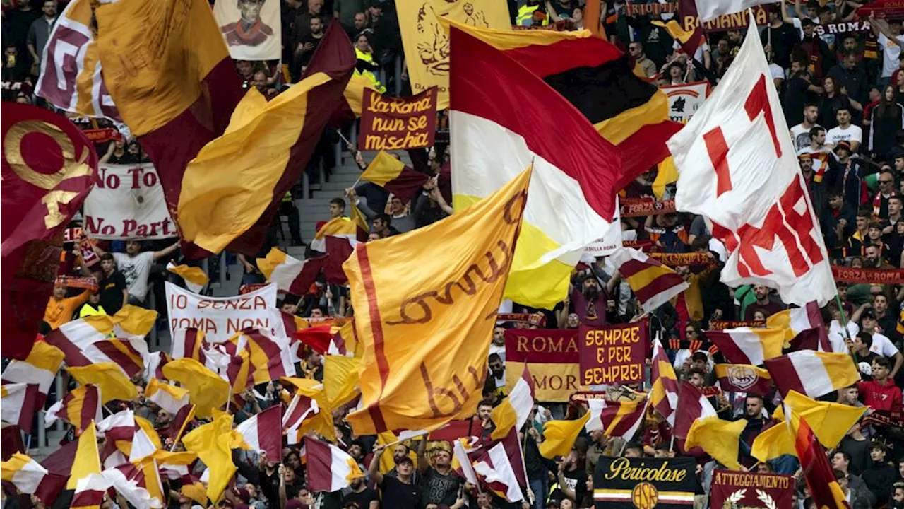 Roma-Porto, chiusa parte della Curva Nord dopo gli incidenti con l'Eintracht Francoforte