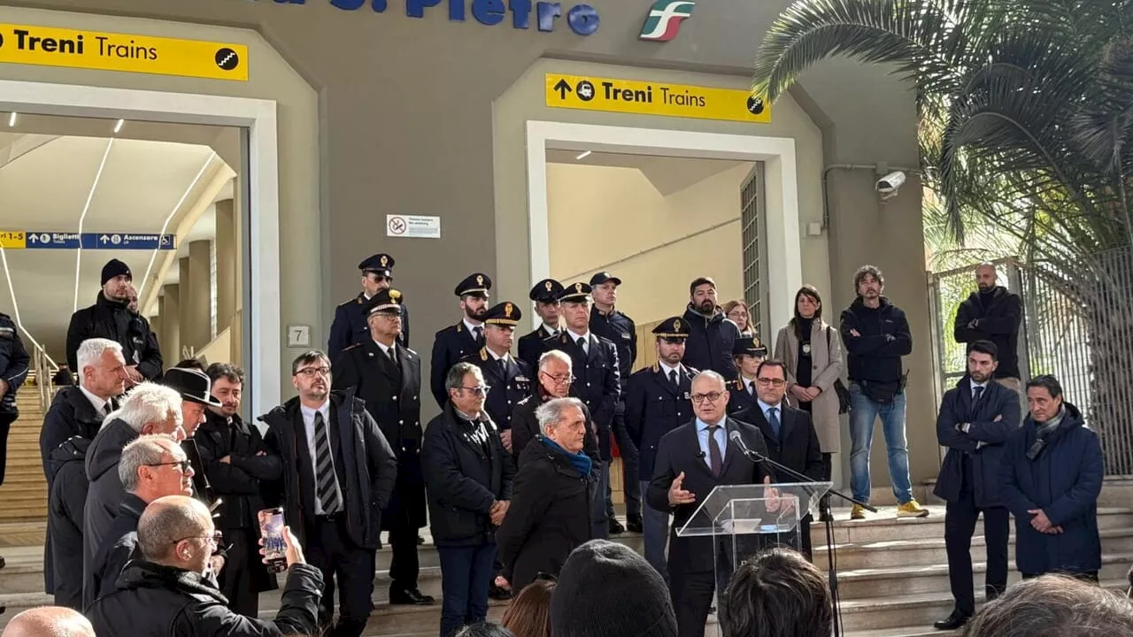 San Pietro, riqualificata la stazione. Gualtieri: “Qui 254 treni al giorno”