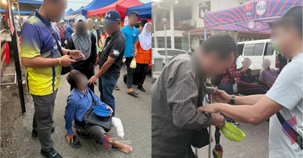 Johor Immigration Detains 18 Foreign Nationals for Begging at Night Markets