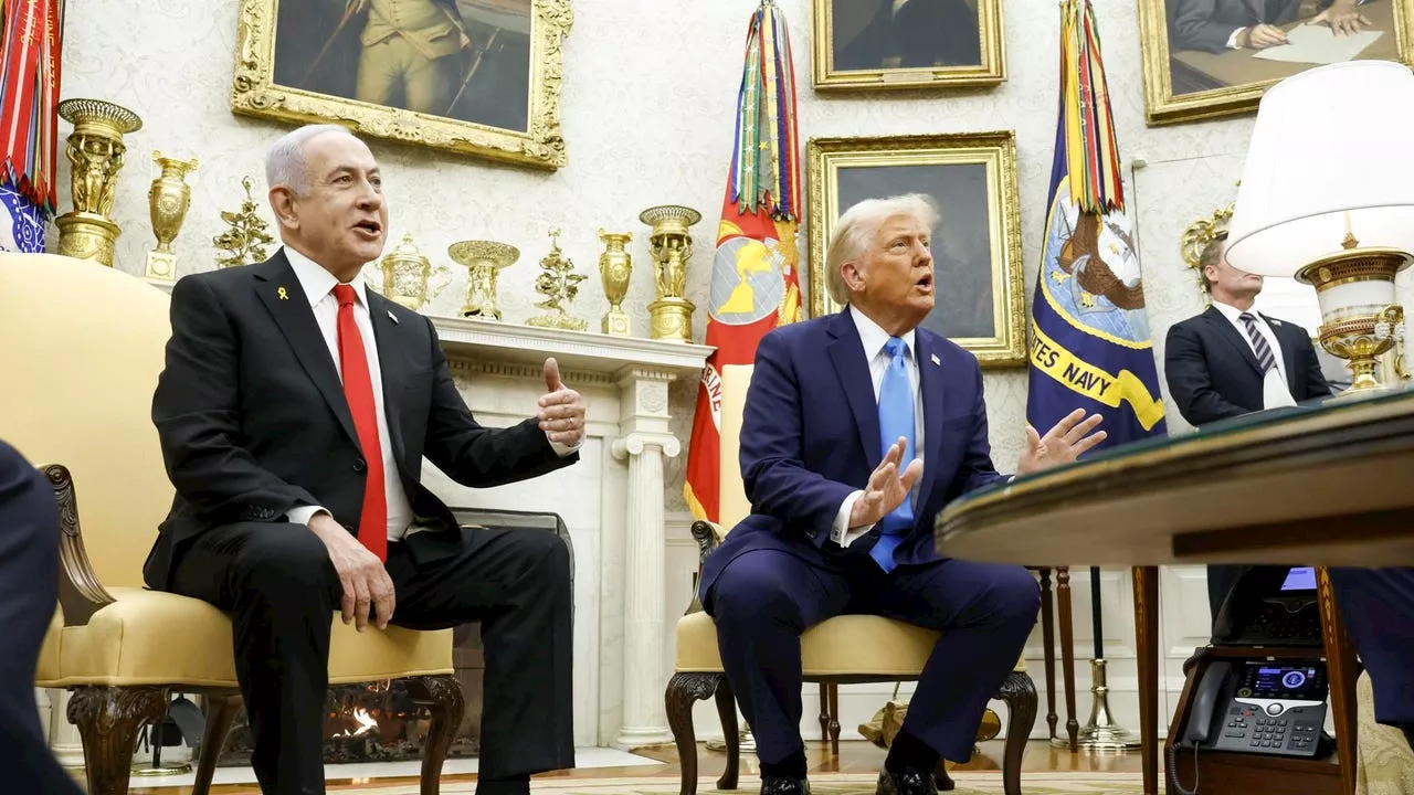 Netanyahu exulta en el recibimiento de Trump en la Casa Blanca