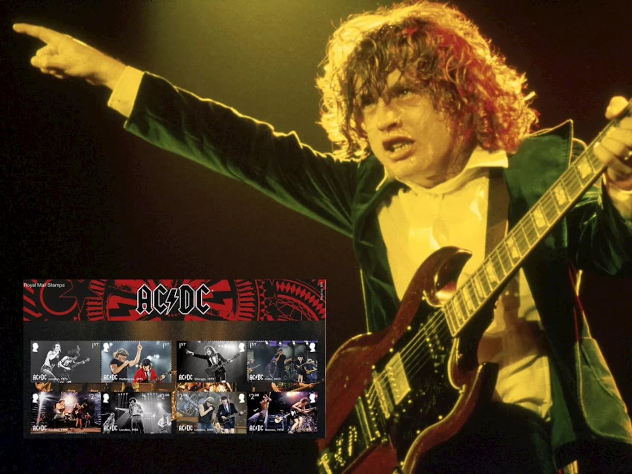 AC/DC Stamps Released to Celebrate 50th Anniversary