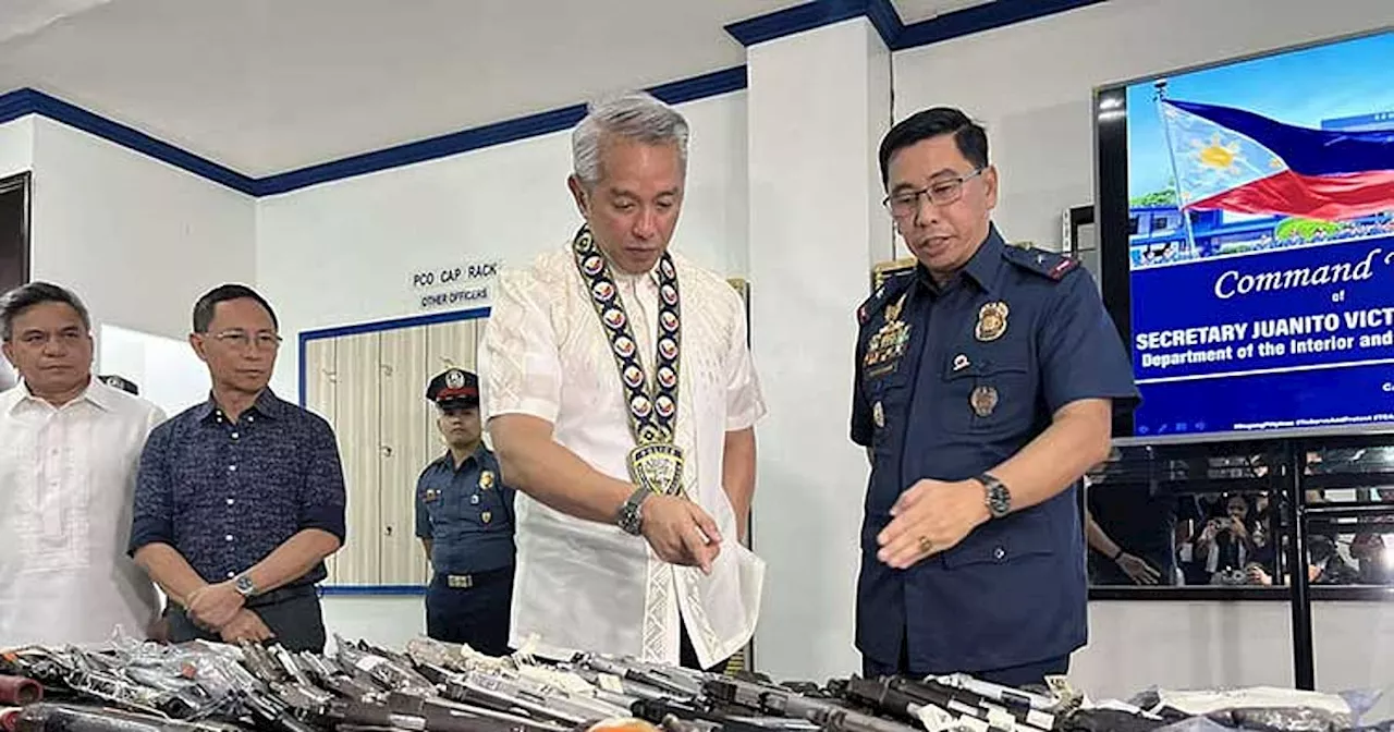 Over 430 firearms seized in Central Visayas in 1 month