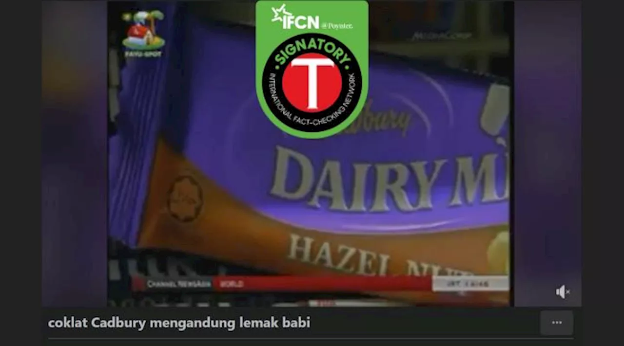 Video Tua Klaim Cadbury Berisi Babi, Viral Lagi