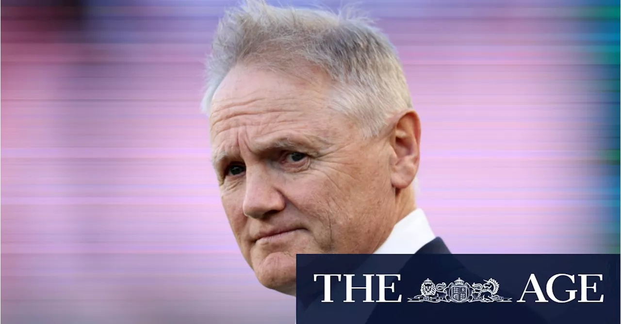 Wallabies Coach Joe Schmidt to Step Down After Rugby Championship