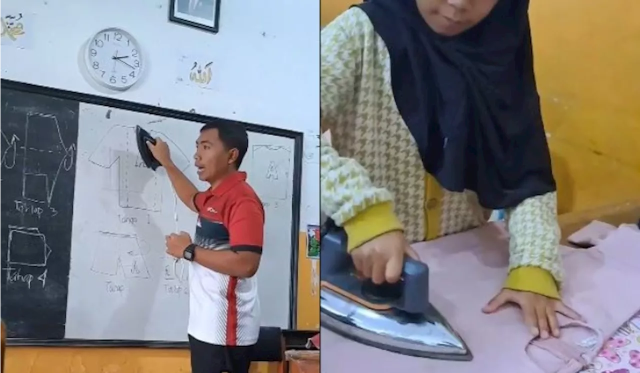 School Teaches Kids Essential Life Skills: Ironing and Folding Clothes