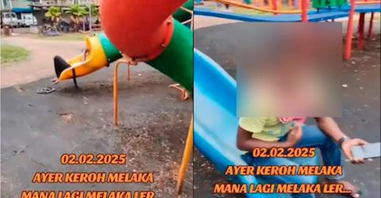 Malaysian Man Calls Out Foreign Workers Occupying Children's Playground