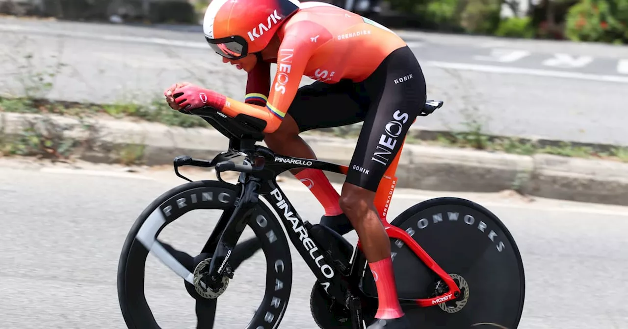 Egan Bernal se corona campeón de la contrarreloj individual en los Nacionales de Ruta