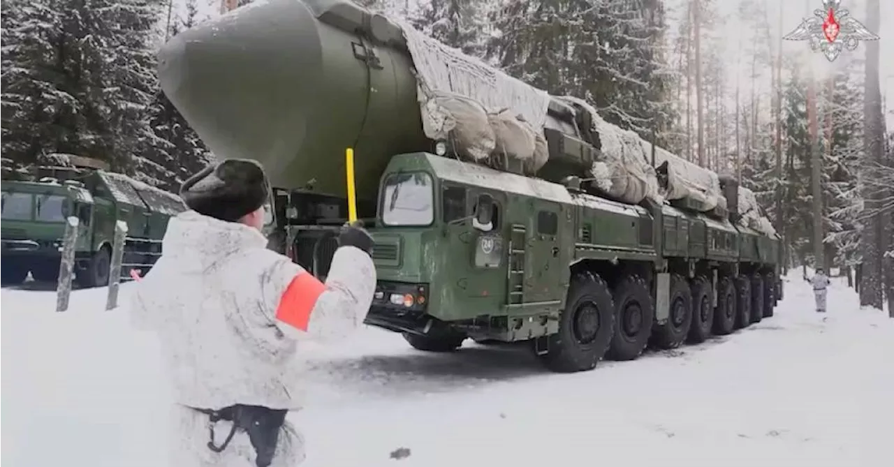 Rússia realiza exercícios militares com míssil nuclear intercontinental Yars