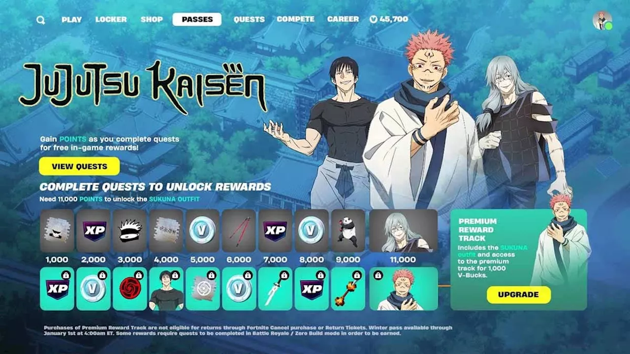 Fortnite x Jujutsu Kaisen Collaboration: Release Date, Skins, and Price Predictions