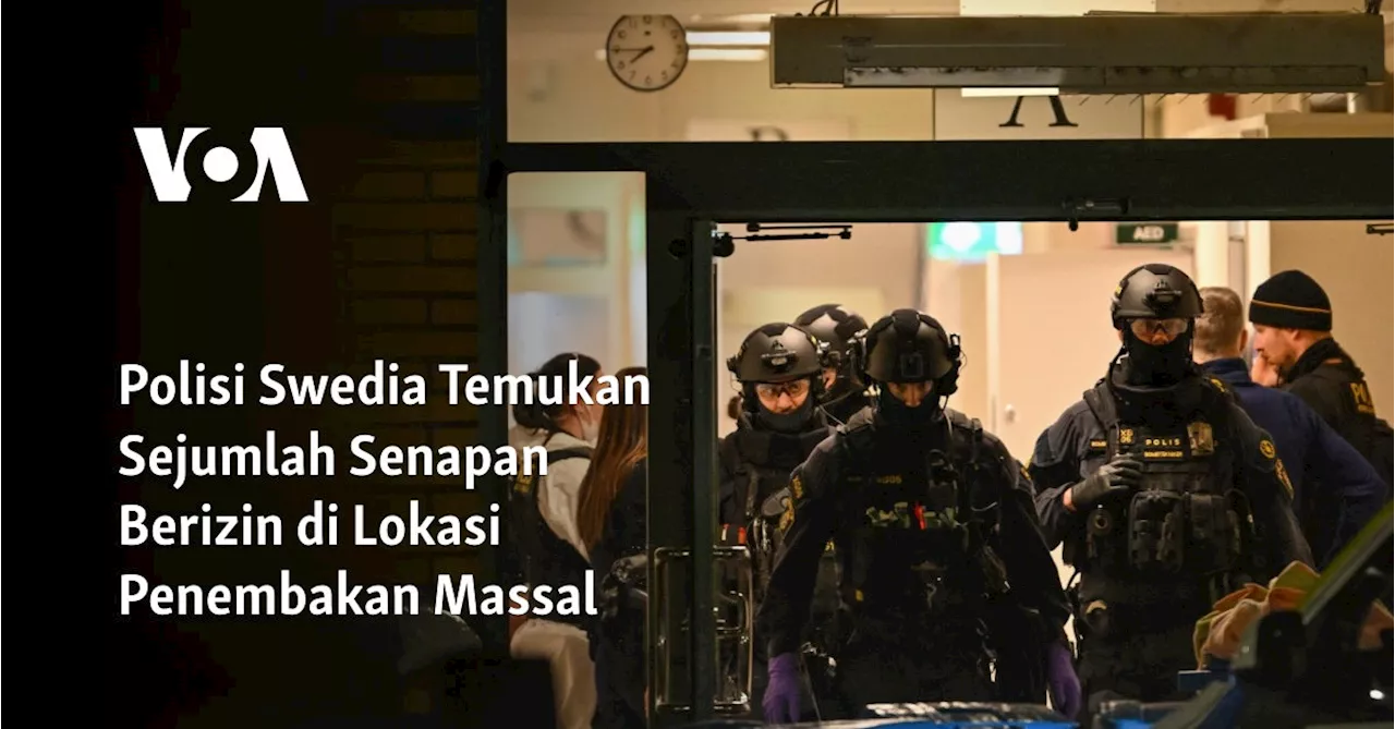 Penembakan Massal di Pusat Pendidikan Swedia Tewaskan 11 Orang