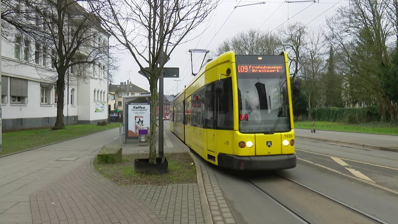 Lastwagenflüchtiger verursacht schweren Unfall mit Straßenbahn in Essen