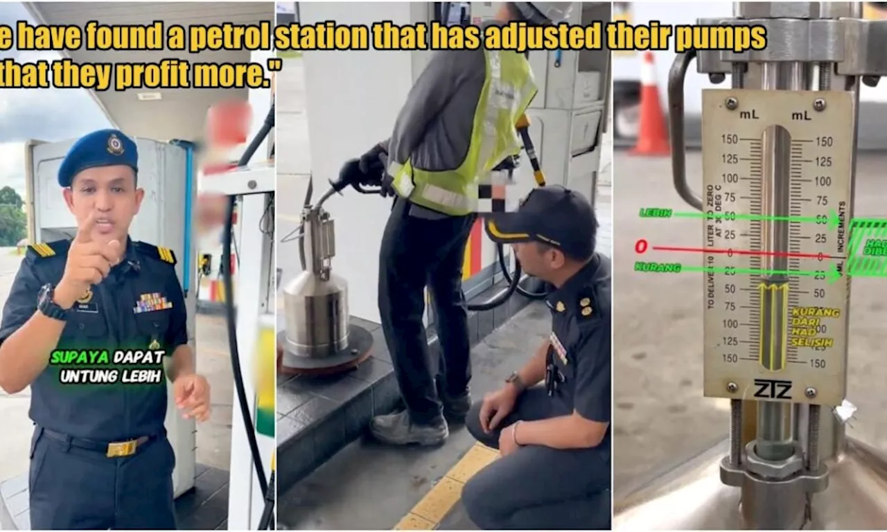 KPDN Perak Exposes How Petrol Stations Can Shortchange Customers with Less Petrol for Their Money