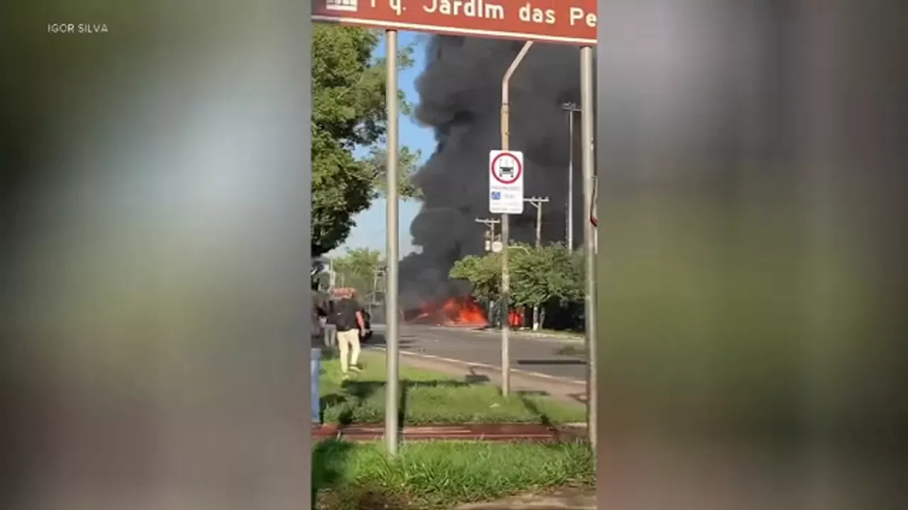 Small Plane Crashes onto Street in Brazil, Killing Two