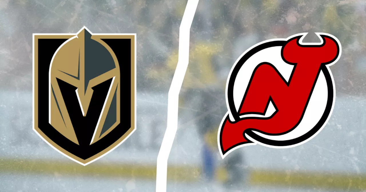 The Vegas Golden Knights meet with the New Jersey Devils for the first time this season